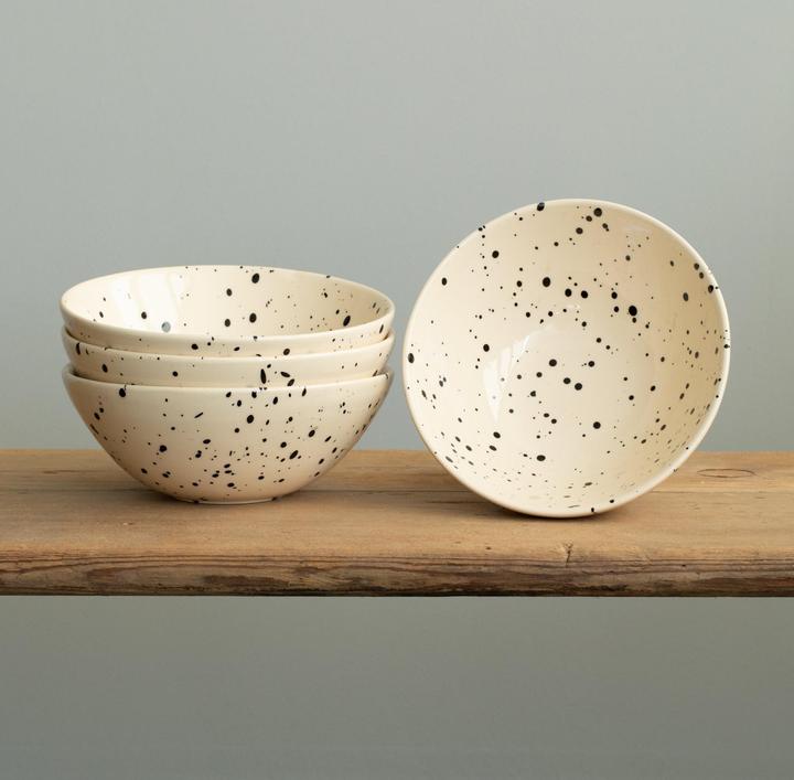 Produktbild Atelier Agave Müesli Bowl Black Dots (16.50 cm, 0.60 l, 1 x)