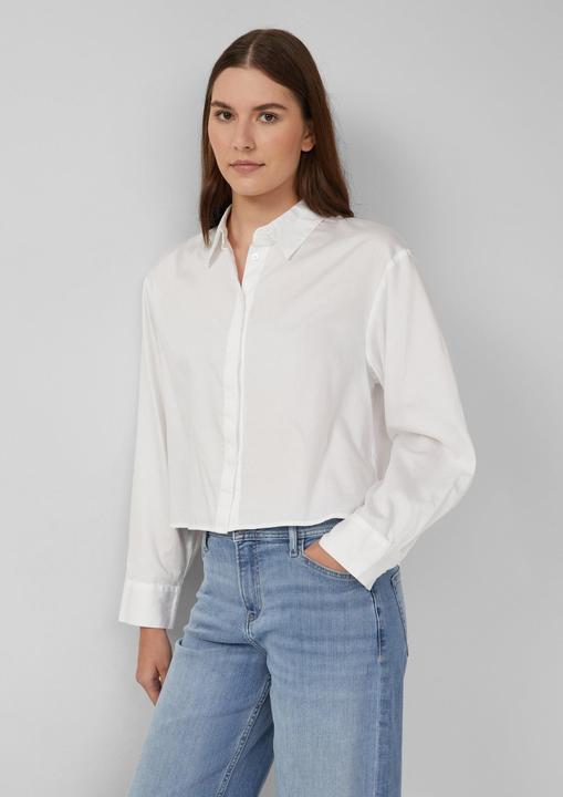 Immagine prodotto s.Oliver Bluse Verkürzte Bluse mit verdeckter Knopfleiste (46)