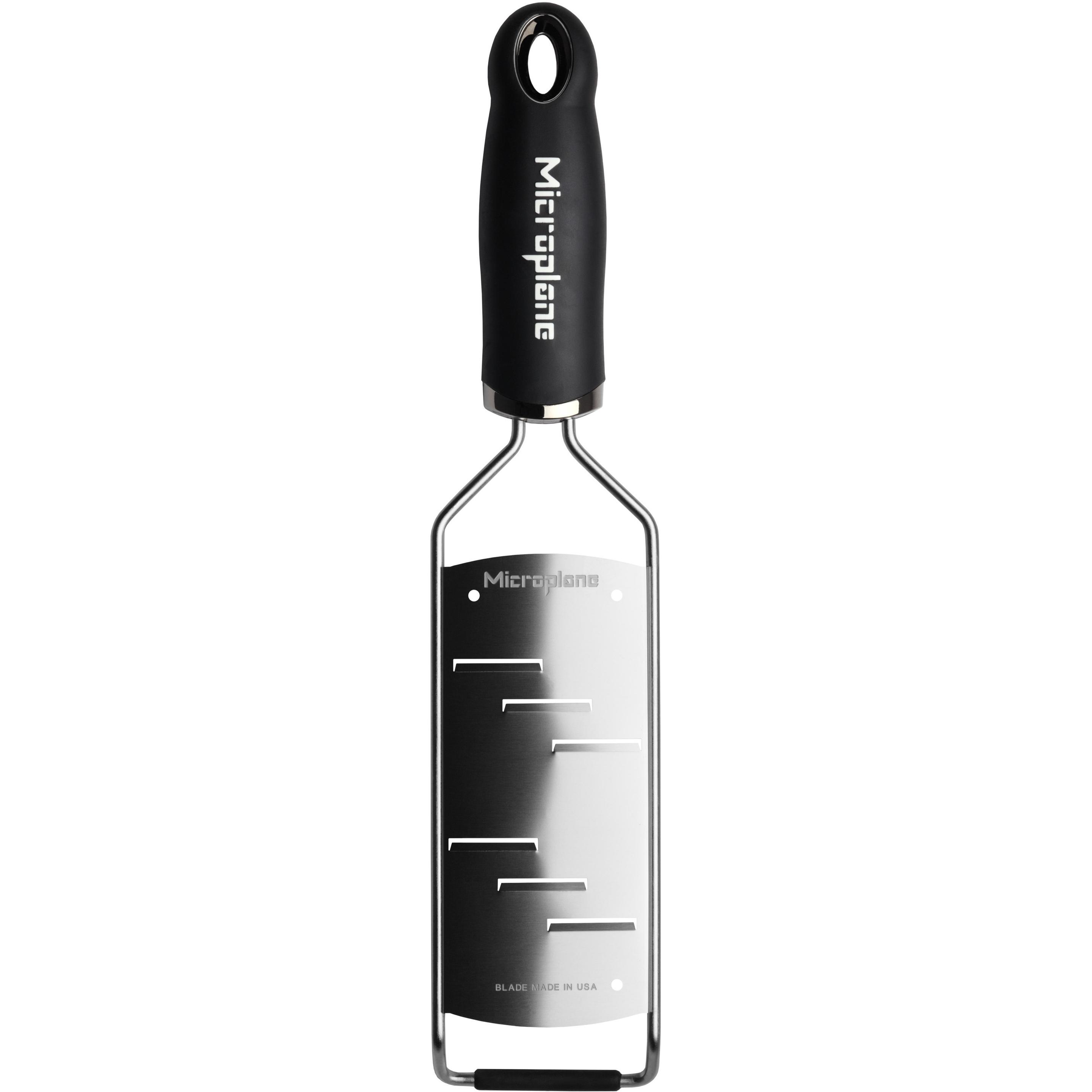 Microplane Grosse Raspel, Küchenreibe, Schwarz