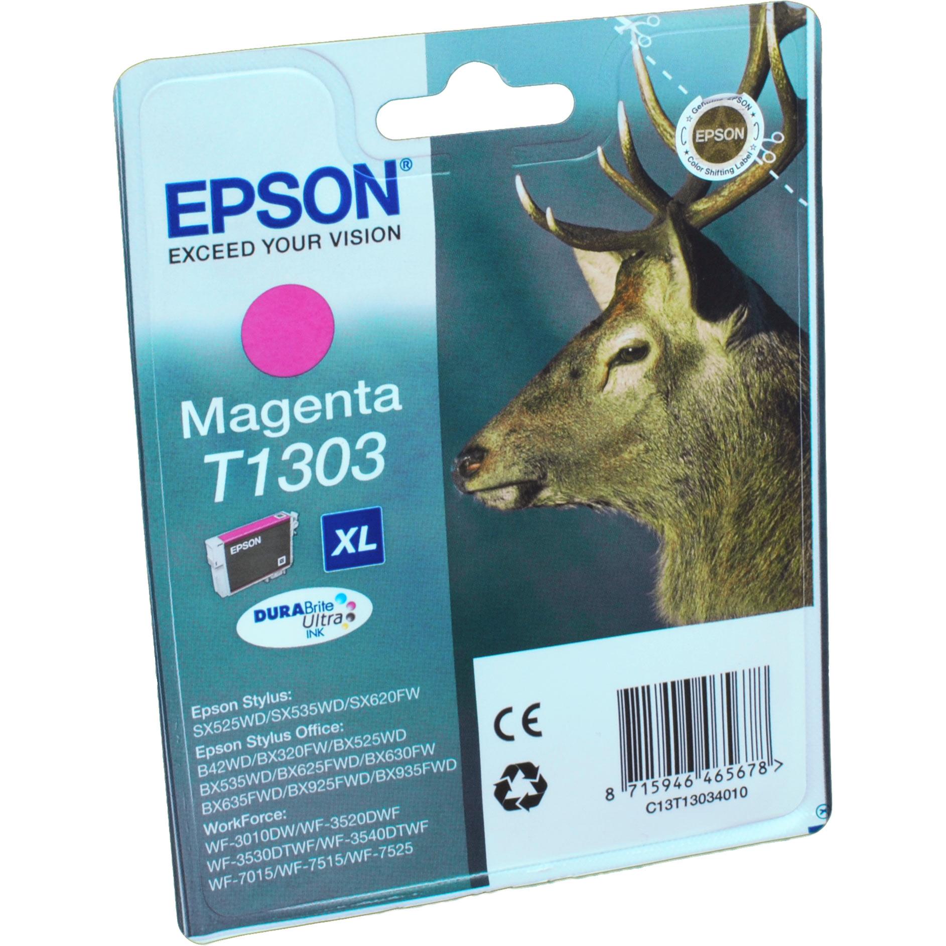 Epson, Druckerpatrone, T1303 DuraBrite Ultra (M)