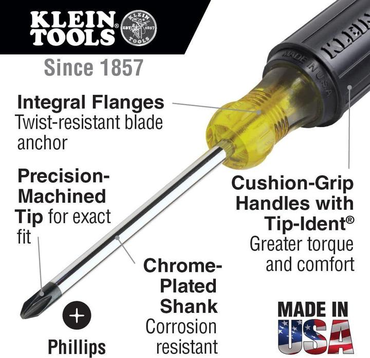 Actual product image Klein Tools 85071 Screwdriver, 2-piece set (Port)