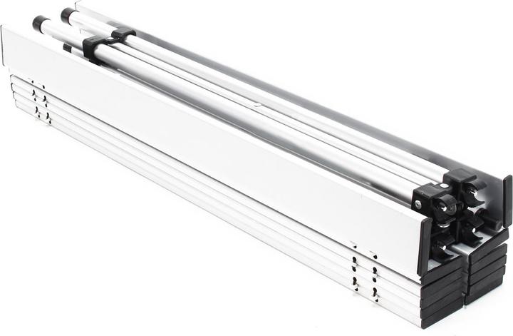Actual product image Wiltec Portable Outdoor Camping Roll Up Table with 70x70 cm Table Plate, Aluminium Frame and Carrying Bag