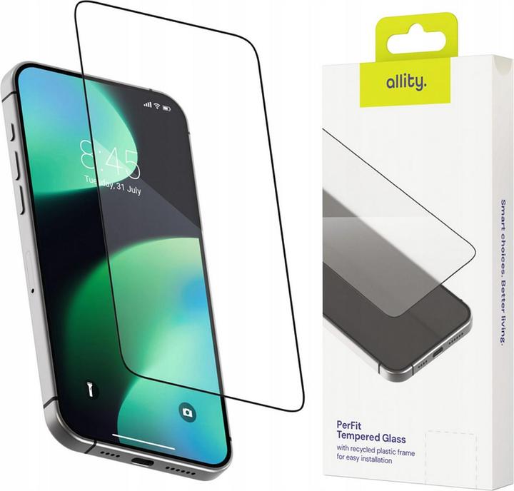 Actual product image Allity tempered glass PerFit for iPhone 16 Pro Max (Apple iPhone 16 Pro Max)