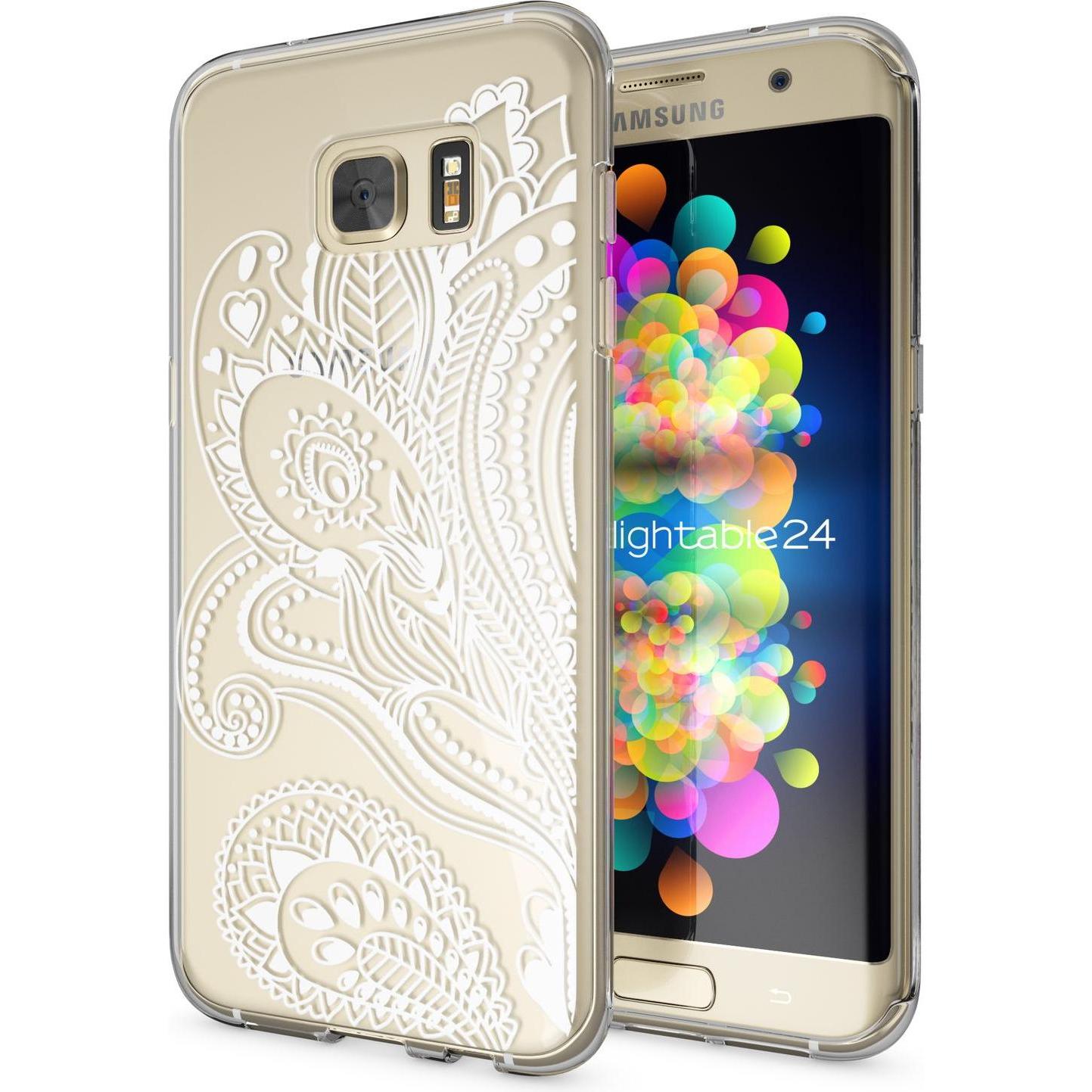 Nalia Handyhülle (Samsung Galaxy S7 Edge), Smartphone Hülle, Mehrfarbig