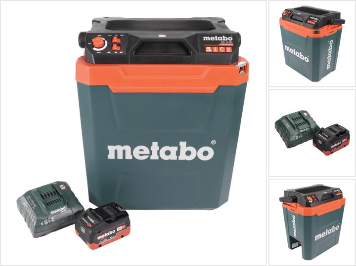 Actual product image Metabo KB 18 BL Battery Cooler 18 V with keep-warm function 28 l Brushless + 1x battery 5.5 Ah + charger (28 l)