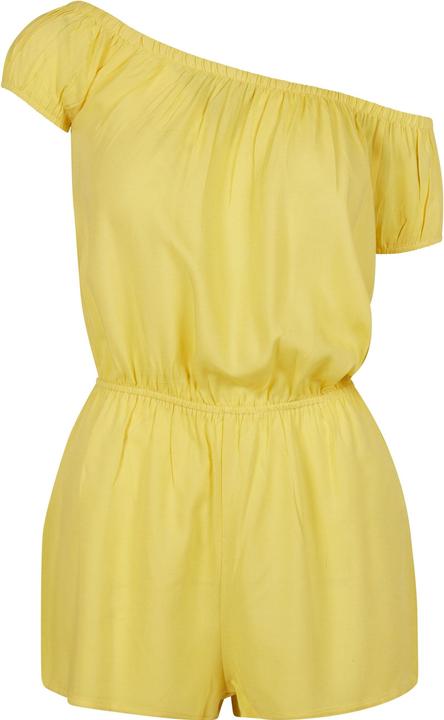 Actual product image Urban Classics Ladies Off Shoulder Short Jumpsuit (S)