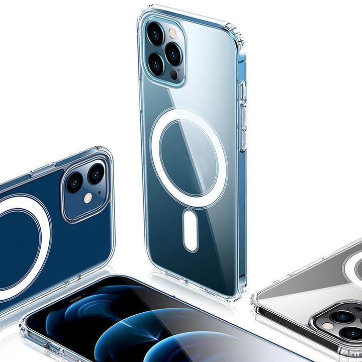 Actual product image OEM Anti Shock 1,5 mm Magsafe case for iPhone 13 Mini 5,4" transparent (Apple iPhone 13 mini)