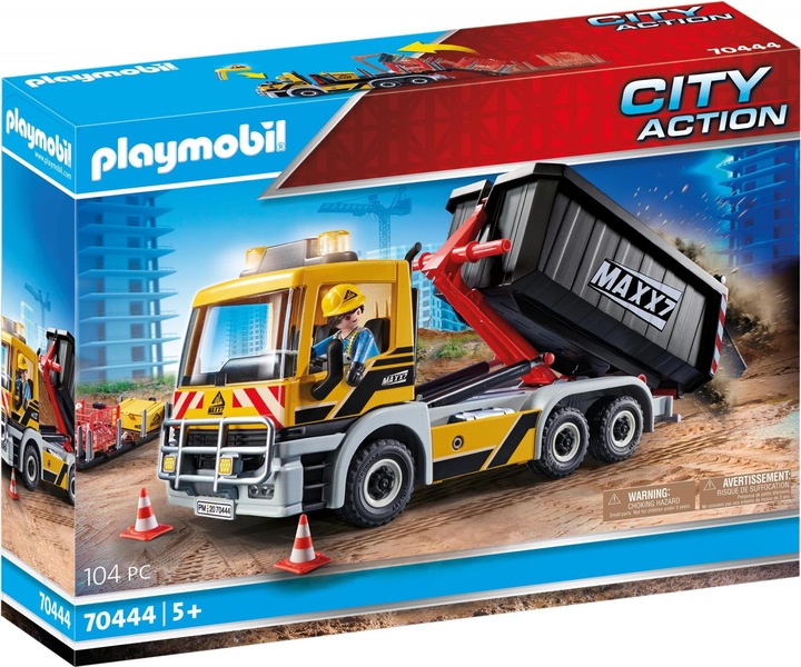 Playmobil LKW mit Wechselaufbau (70444, Playmobil City Action)