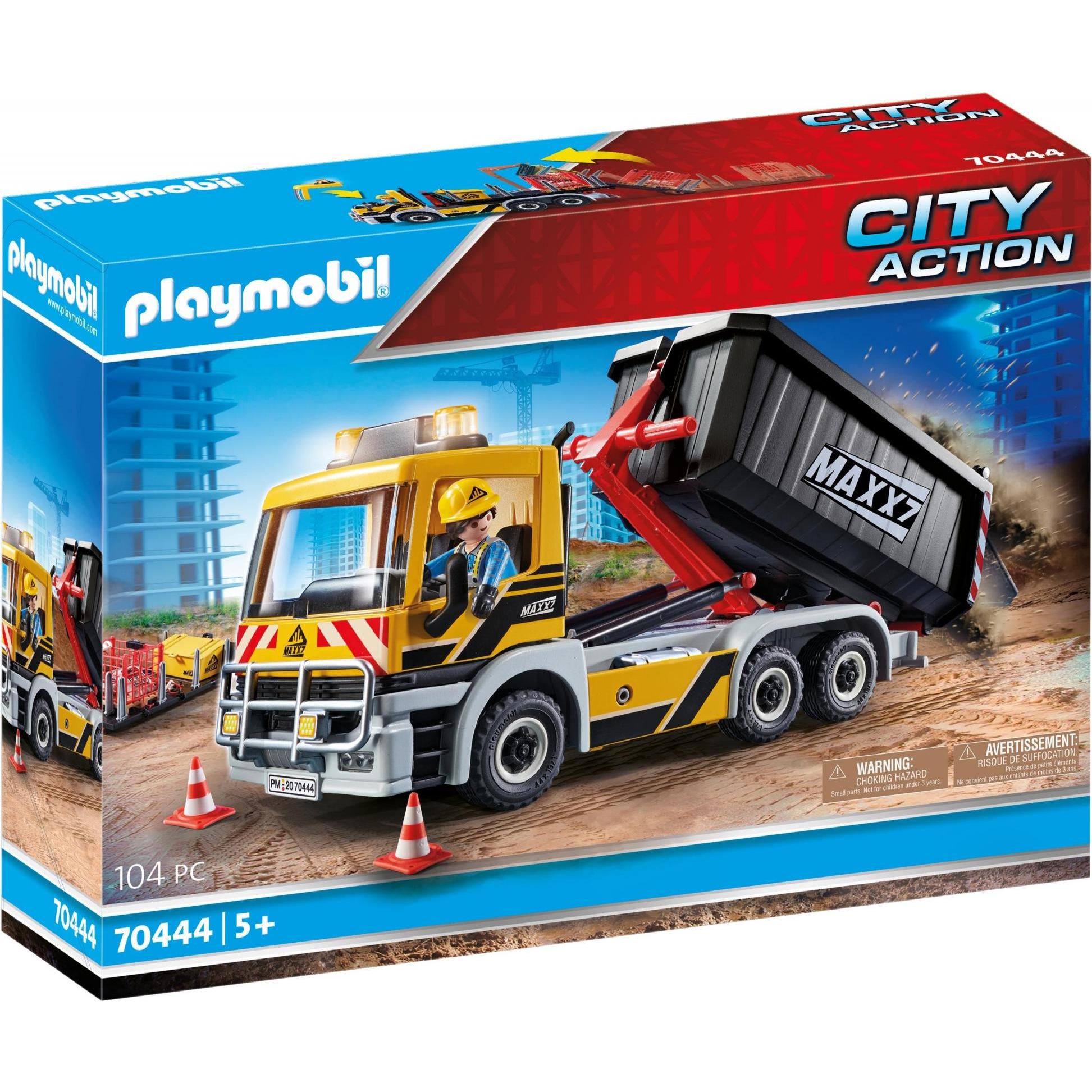Playmobil LKW mit Wechselaufbau (70444, Playmobil City Action)