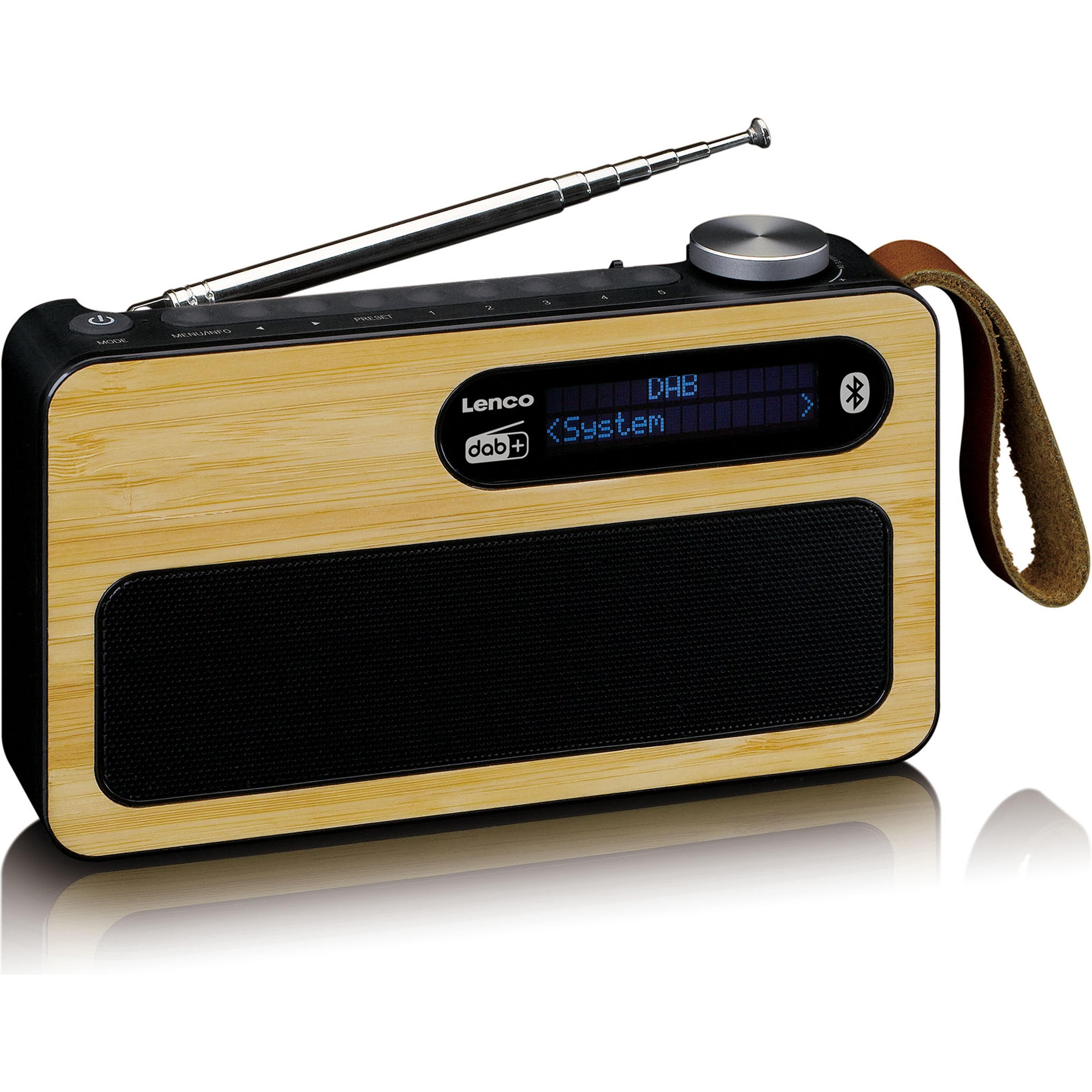 Lenco PDR-040 (FM, DAB+, Bluetooth), Radio, Braun