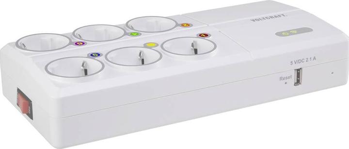 Produktbild Voltcraft SEM8500 Energiekosten-Messgerät inkl. Funksteckdosen, Datenexport, Datenloggerfunktion, Kostenprogno