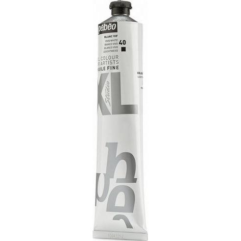 Thumbnail - Pebeo, Künstlerfarbe + Bastelfarbe, XL Feine Ölfarben (Leutchweiss, 200 ml)