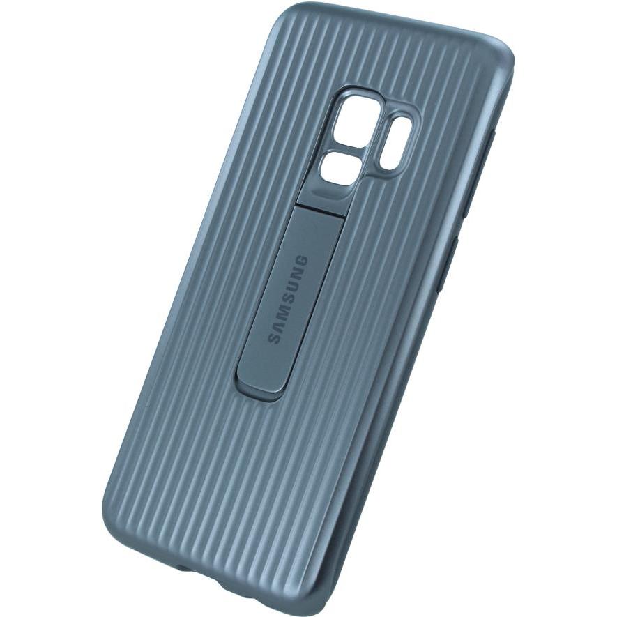 Samsung Protective Standing Cover (Samsung Galaxy S9), Smartphone Hülle, Silber
