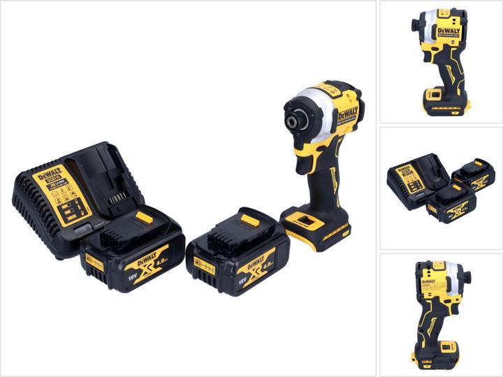 Produktbild DeWalt DCF 850 M2 Akku Schlagschrauber 18 V 205 Nm 1/4" Brushless + 2x Akku 4,0 Ah + LadegerÃ¤t