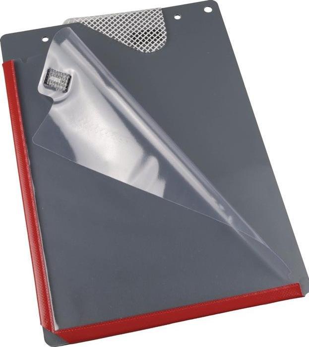 Actual product image Eichner Applicator pocket PVC with edgefolding DIN A4 red (A4, 10 Piece)