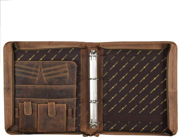 Produktbild Greenburry Vintage Ringmappe Leder 29 cm (1x)