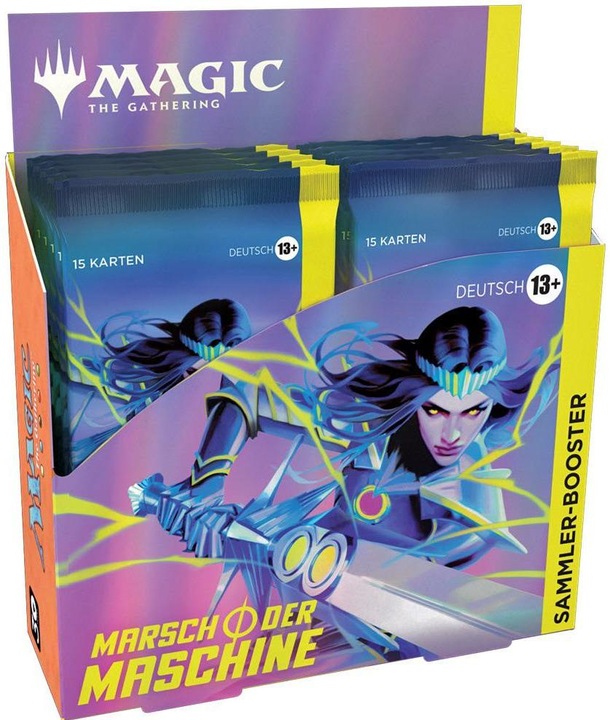 Produktbild Magic the Gathering Marsch der Maschine: Sammler Booster Display -DE- (Deutsch, Booster Display)