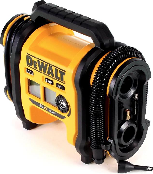 Produktbild DeWalt DCC 018 N Akku Luftkompressor 18V 11bar KFZ + 2x Akku 2,0Ah + Ladegerät (11 Bar, 14.70 l)