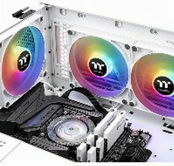 Produktbild Thermaltake TT CT120 ARGB Sync PC Cooling Fan wh 2er CL-F153-PL12SW-A (120 mm, 2x)