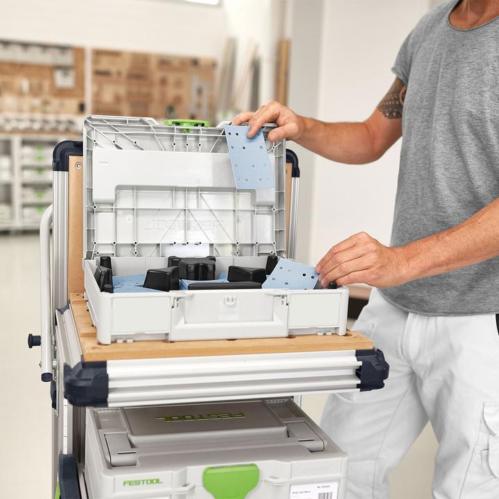 Produktbild Festool Schleifmittel-Systainer³ SYS-STF 80X133 GR-Set (P120, P180, P220, P60, P80)