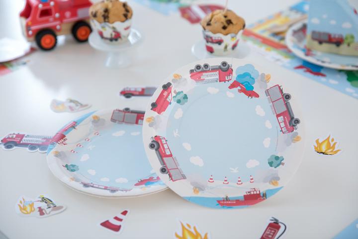 Actual product image DH-Konzept Party plate fire brigade. (8x)