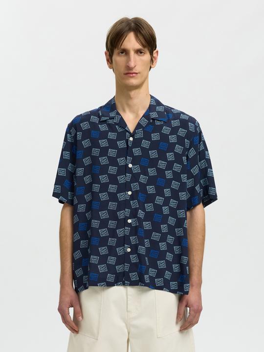 Actual product image Selected Relaxed Fit Kurzarmhemd (S)