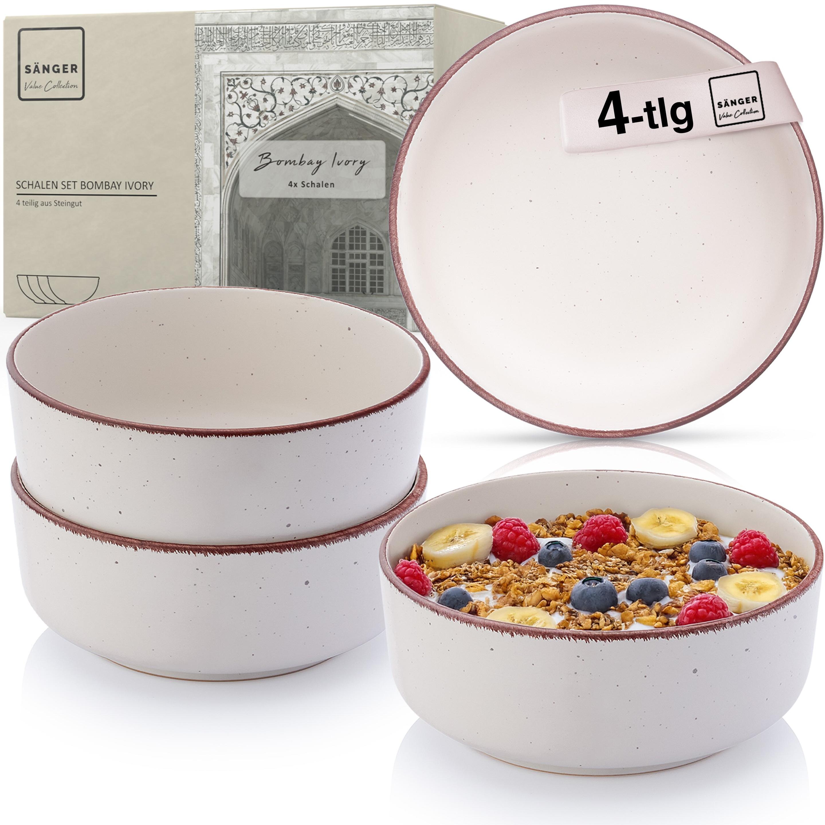 Sänger Schalen Set Bombay Ivory, Schüssel + Schale, Beige