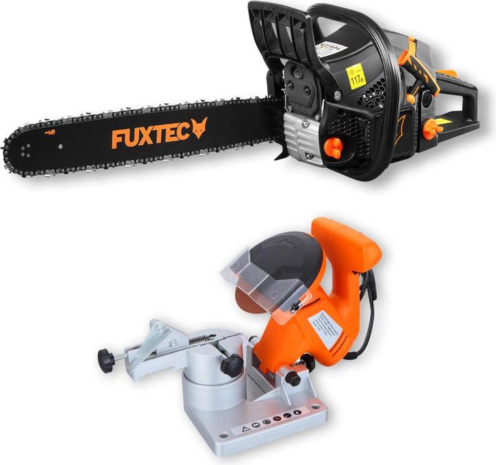Actual product image Fuxtec Bundle Kettenschärfer + Kettensäge KS262 (Petrol chain saw)