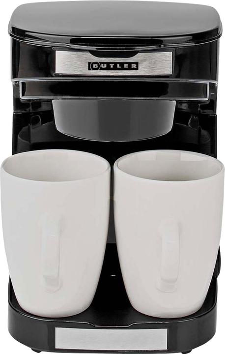 Butler Melissa Compact Kaffeemaschine - 2 Porzellantassen - 0,25 L - 450 W - energiesparend - automa