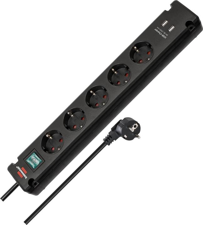 Actual product image Brennenstuhl Power strip (5x, CEE 7/3, 3 m)