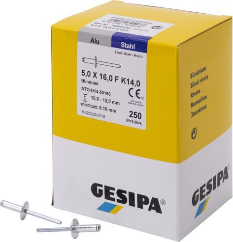 Produktbild Gesipa Blindniet.5,0x16 F Alu (250)