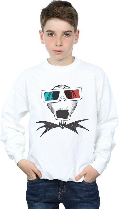 Produktbild Disney Nightmare Before Christmas Jack Skellington 3D Glasses Sweatshirt Jungen (140, 146)