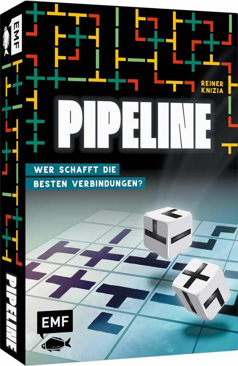 Produktbild Würfelspiel: Pipeline – Wer schafft die besten Verbindungen? (Deutsch, 1 - 6 Spieler)