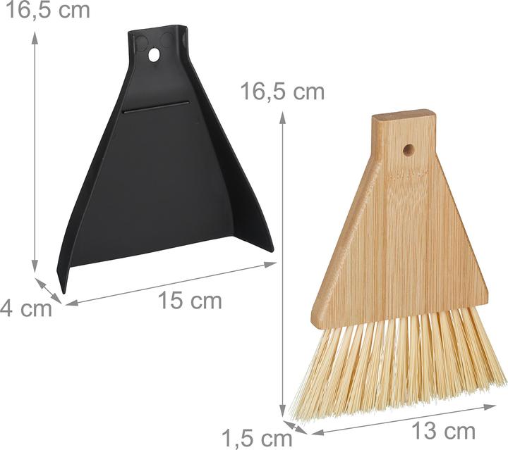 Actual product image Relaxdays 2x table sweeping set
