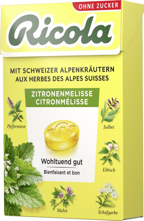 Produktbild Ricola Zitronenmelisse Bonbons ohne Zucker mit Stevia Pastillen (1 Stk., 50 g)