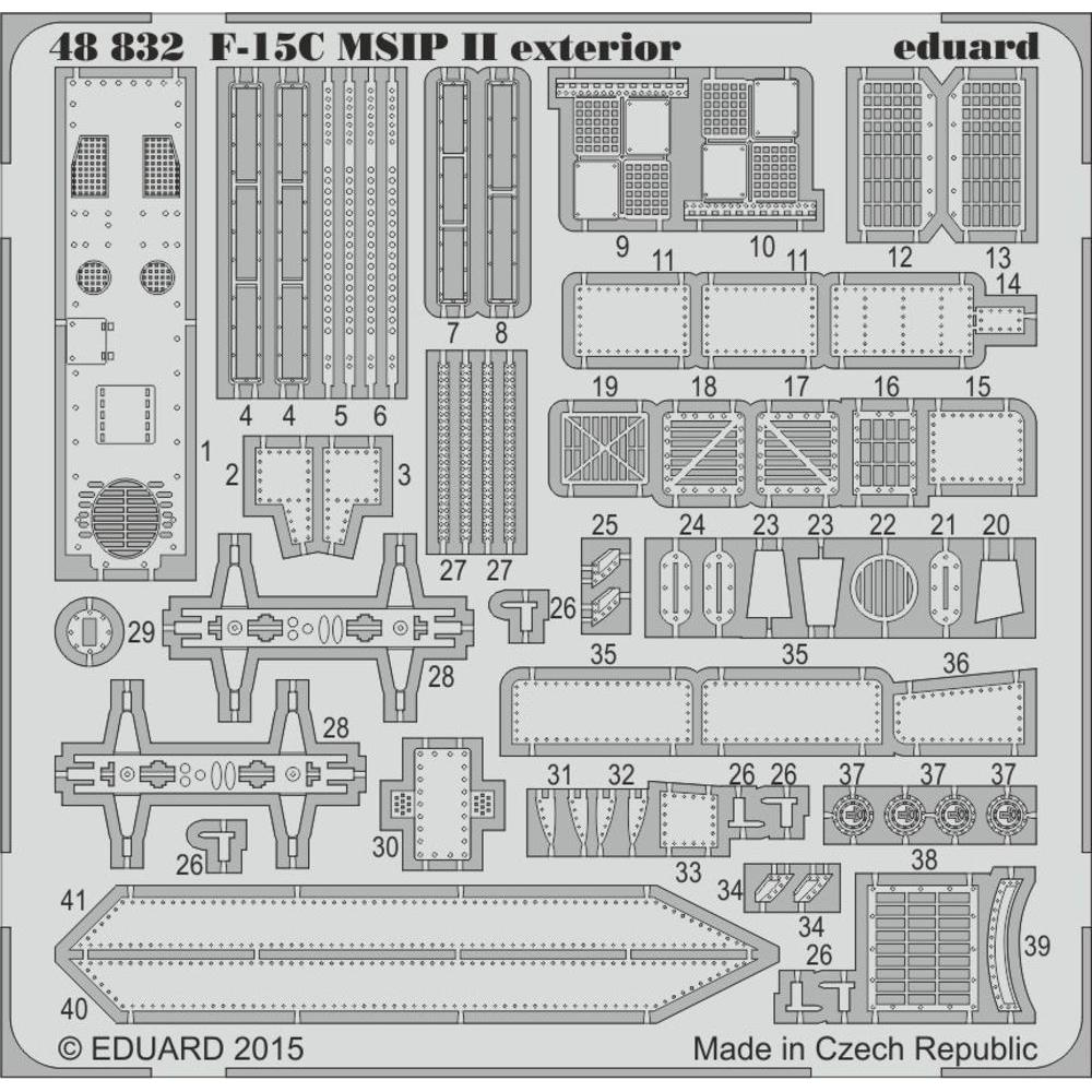 Eduard F-15C MSIP II exterior for Great Wall Ho
