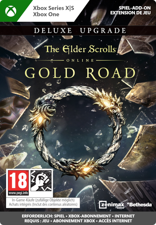 Produktbild Microsoft Xbox The Elder Scrolls Online Deluxe Upgrade: Gold Road Download Code (Xbox Series X, Xbox One X, Xbox One S, Xbox Series S)