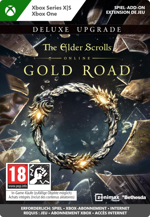 Produktbild Microsoft Xbox The Elder Scrolls Online Deluxe Upgrade: Gold Road Download Code (Xbox Series X, Xbox One X, Xbox One S, Xbox Series S)