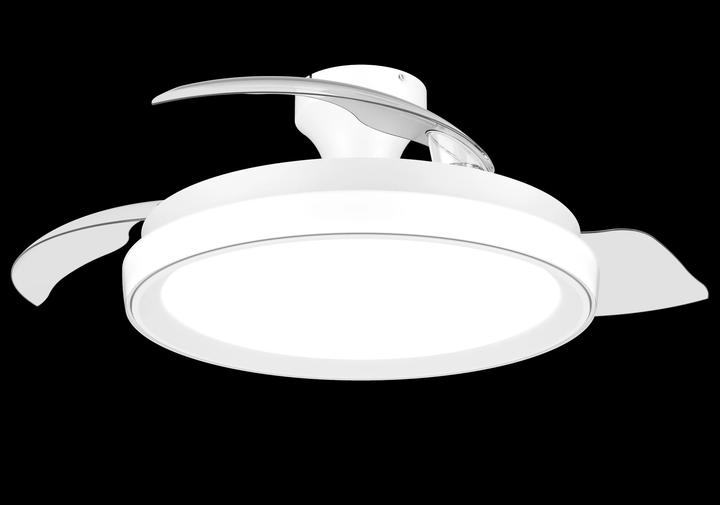 Immagine prodotto Philips Ceiling fan with retractable blades, led 3 cct, dc 28 w + 35 w, bliss model, white, ø106 cm