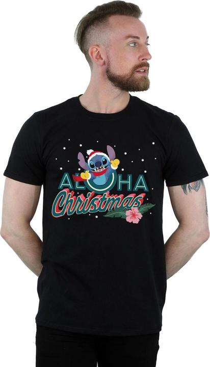 Produktbild Disney Lilo And Stitch Aloha Christmas TShirt (3XL)