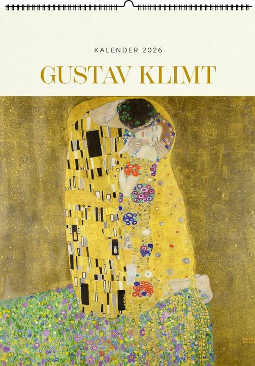 Calendrier Mural 2026 Gustave Klimt Art Oeuvre D'Art Format