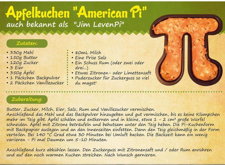 Produktbild Getdigital Pi-Kuchen Backform