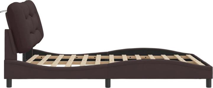 Produktbild VidaXL Bettgestell mit LED Stoff (140 x 200 cm)