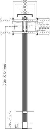 Produktbild Erard Exostand Pro (Universal, 85", 35 kg)
