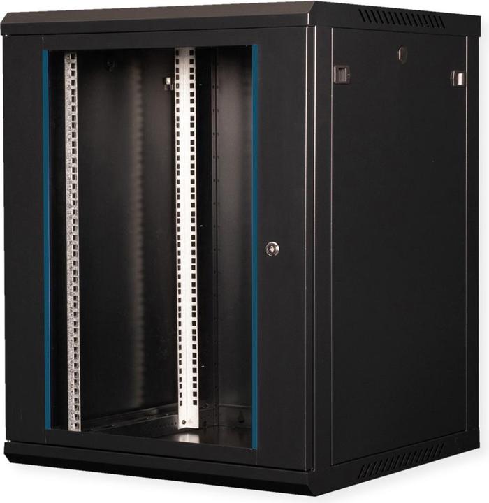 Value 19-Zoll Wandgehäuse 15HE 600x600mm schwarz, Bausatz (15 RU, 19 inch rack)