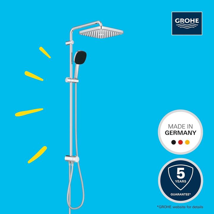 Immagine prodotto Grohe Vitalio Comfort 250 Flex Duschsystem mit Umstellung, Reno-Set, Länge 920mm, wassersparend, chrom