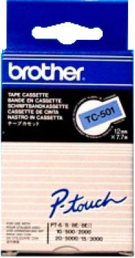 Productafbeelding Brother P-Touch (1.20 cm, Blauw, Zwart)