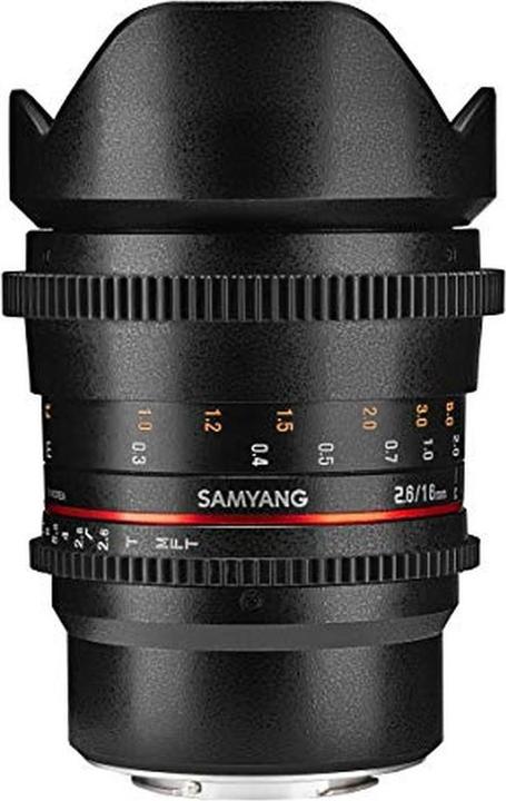 Produktbild Samyang 16mm T2.6 VDSLR MFT (Micro Four Thirds, Vollformat)
