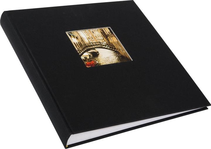Produktbild Goldbuch Fotoalbum gebunden 30x31cm schwarzer Leineneinband