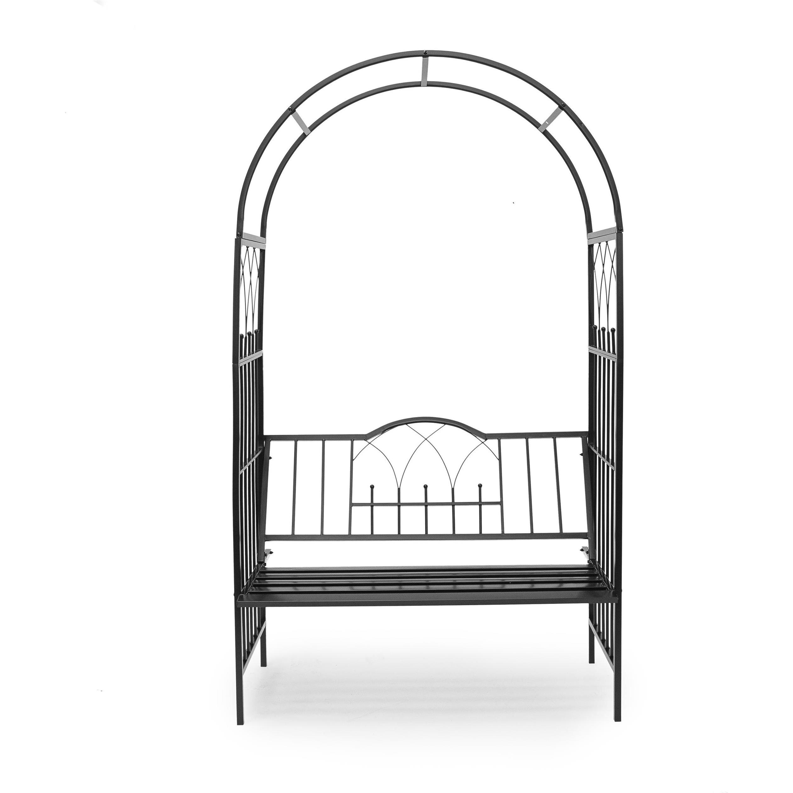 Relaxdays, Pflanzen Zubehör, Rosenbogen (59 cm, 114 cm)